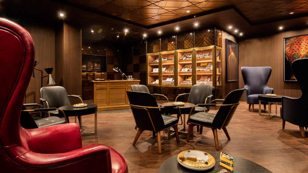 Genting Dream Cruise Humidor Cigar Lounge 
