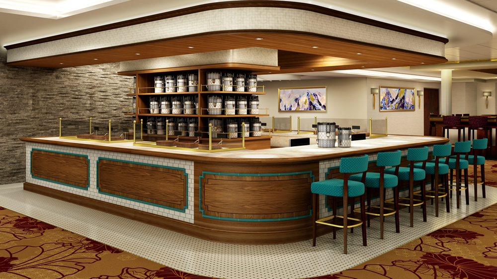 Genting Dream Cruise Lobby Cafe 