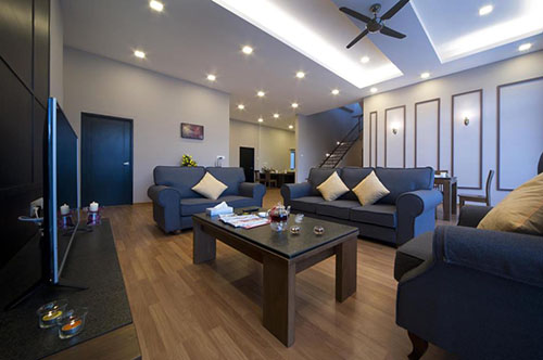 Nova Highlands Hotel Penthouse Living Room