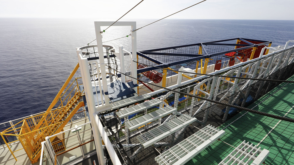 Genting Dream Cruise Ropes Course 