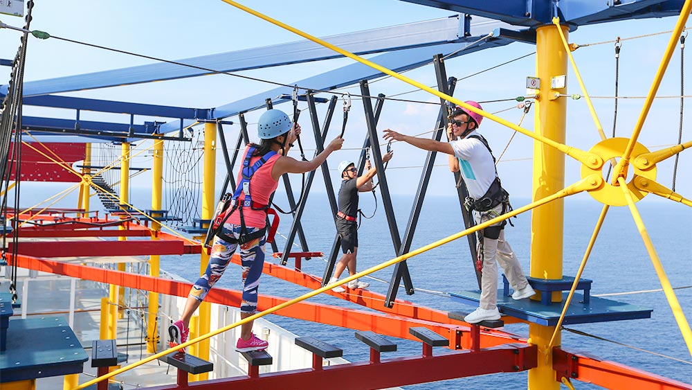 Genting Dream Cruise Ropes Course 