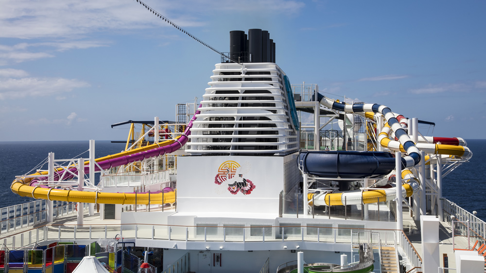 Genting Dream Cruise Waterslide Park  