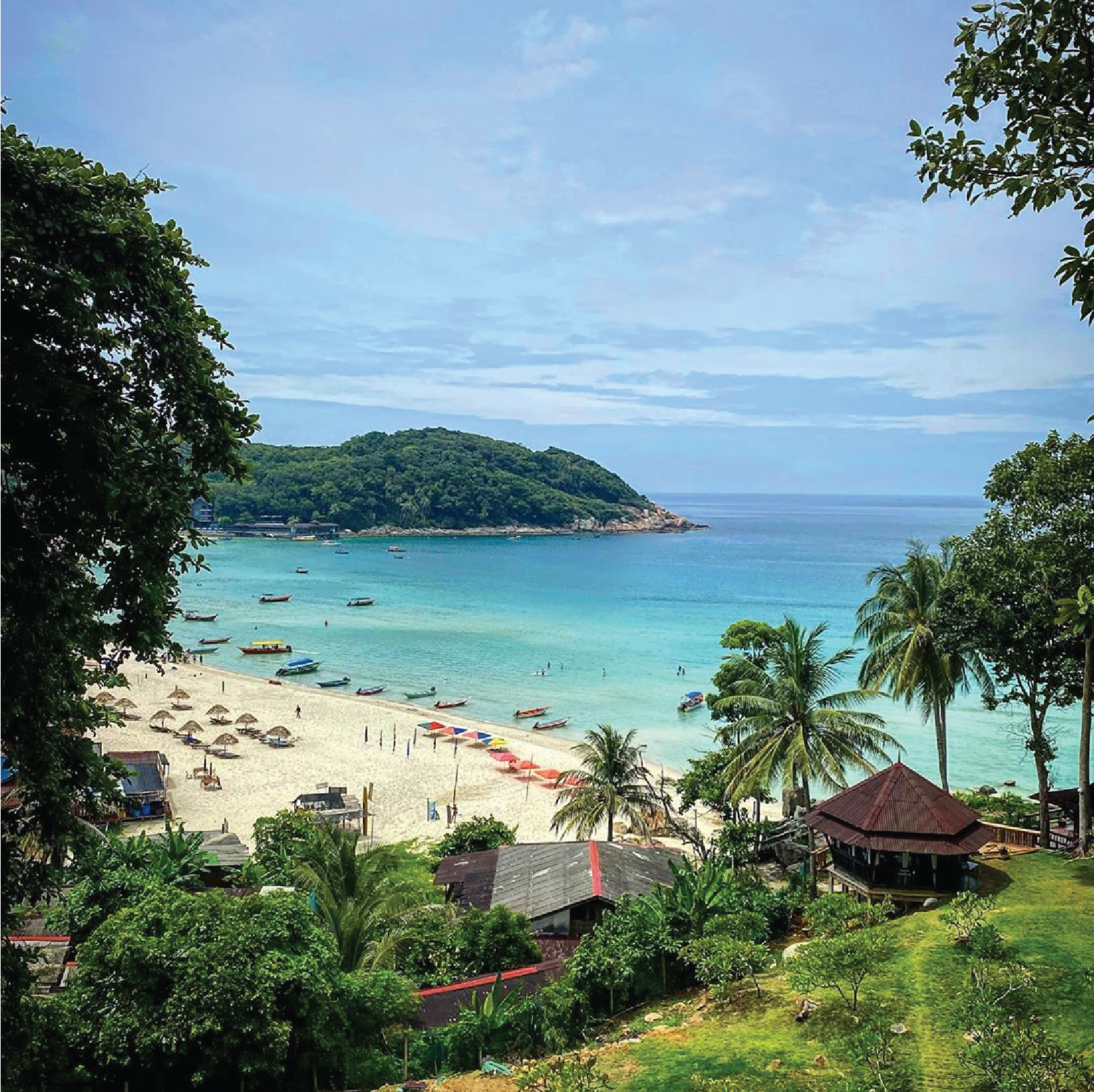 perhentian island nice view from up top