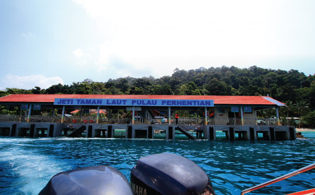 perhentian island jeti taman laut