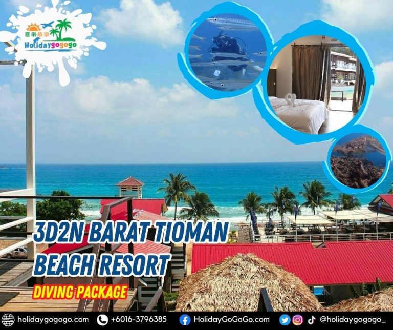 3d2n Barat Tioman Beach Resort Diving Package