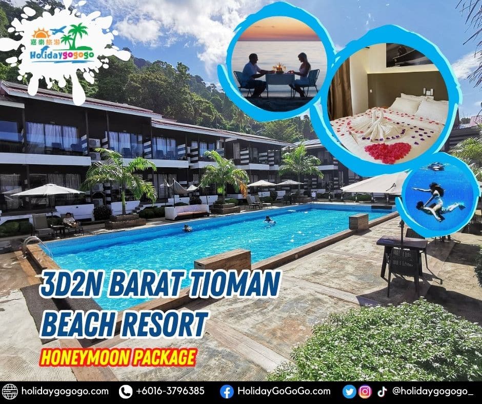 3d2n Barat Tioman Beach Resort Honeymoon Package