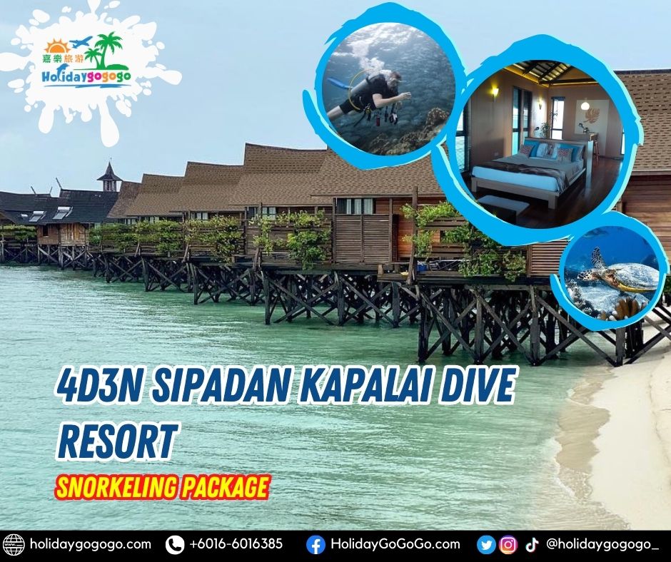 4d3n Sipadan Kapalai Dive Resort Snorkeling Package