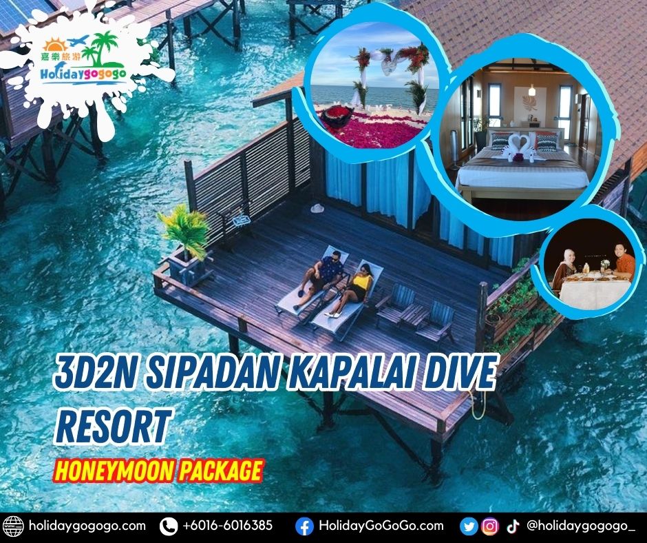 3d2n Sipadan Kapalai Dive Resort Honeymoon Package