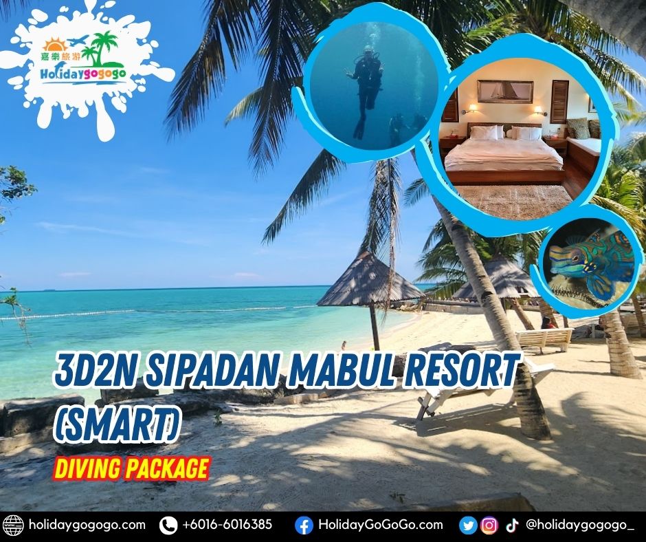 3d2n Sipadan Mabul Resort (SMART) Diving Package