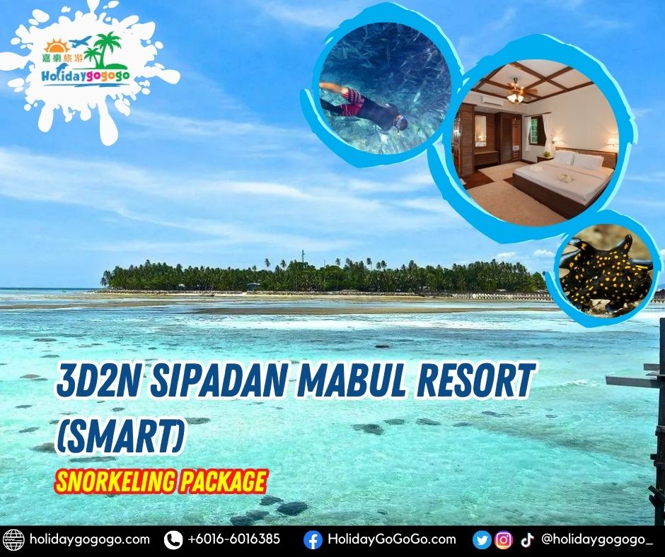 3d2n Sipadan Mabul Resort (SMART) Snorkeling Package
