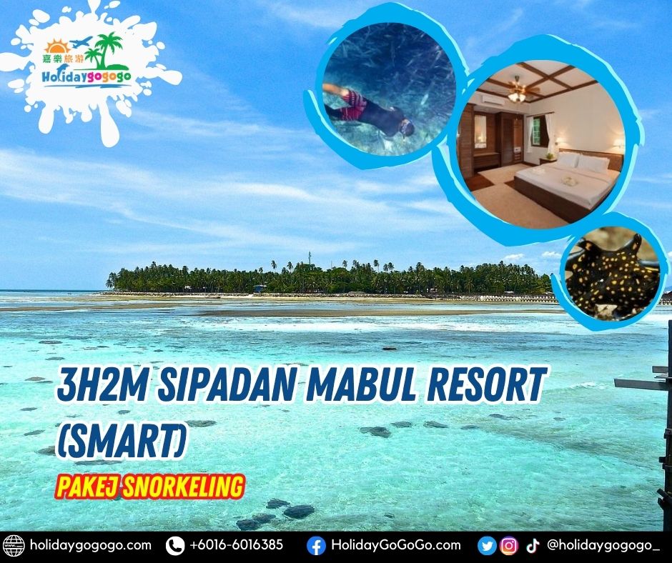 3h2m Sipadan Mabul Resort (SMART) Pakej Snorkeling