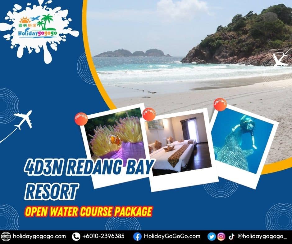 4d3n Redang Bay Resort Open Water Course Package