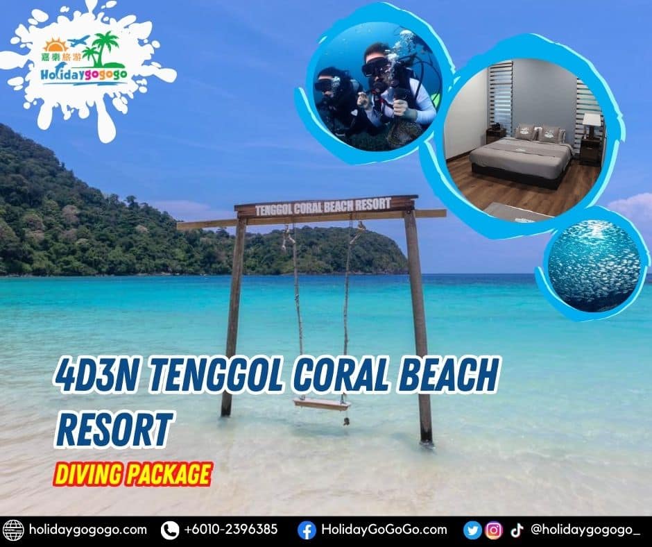 4d3n Tenggol Coral Beach Resort Diving Package