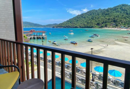 mimpi perhentian balcony sea view