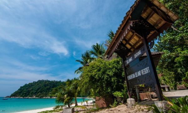 perhentian island resort sea view sign