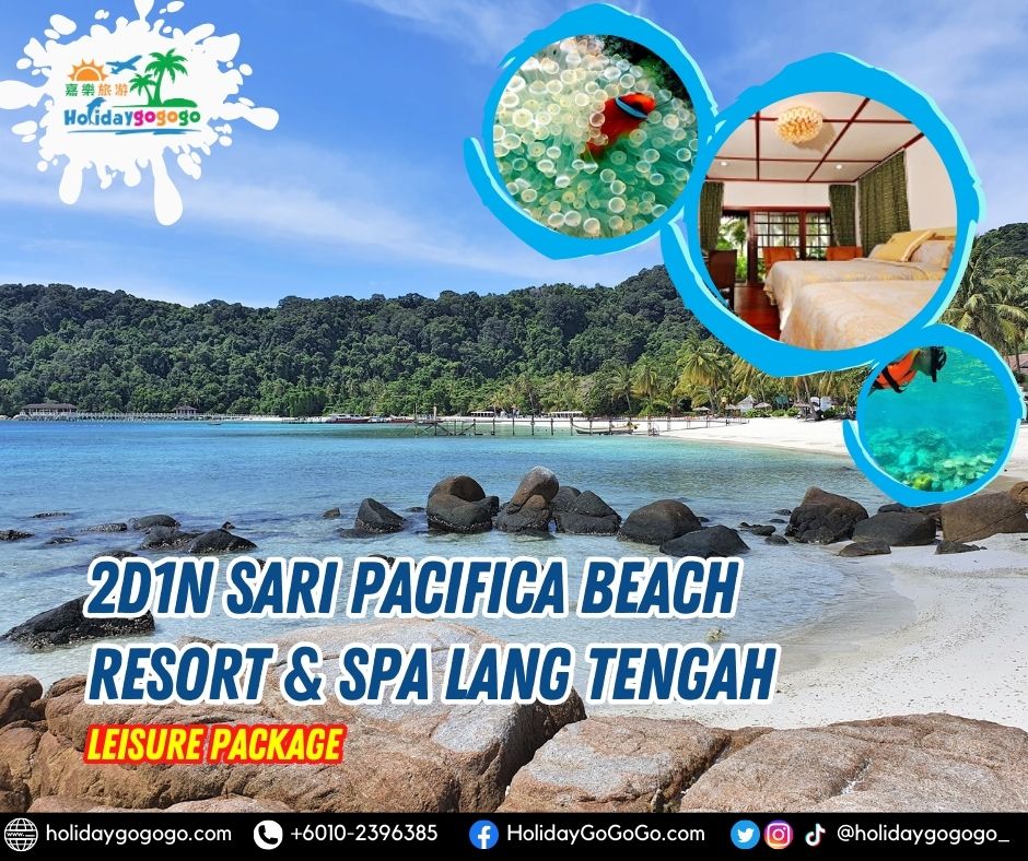 2d1n Sari Pacifica Beach Resort & Spa Lang Tengah Leisure Package