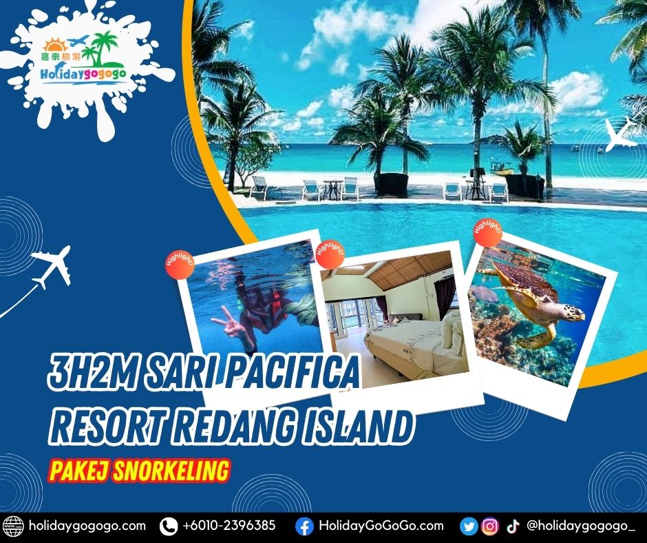 3h2m Sari Pacifica Resort Redang Island Pakej Snorkeling