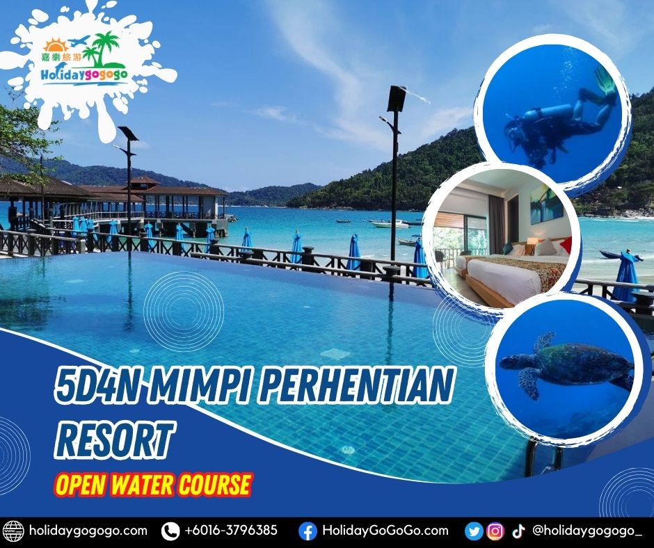 5d4n Mimpi Perhentian Resort Open Water Course