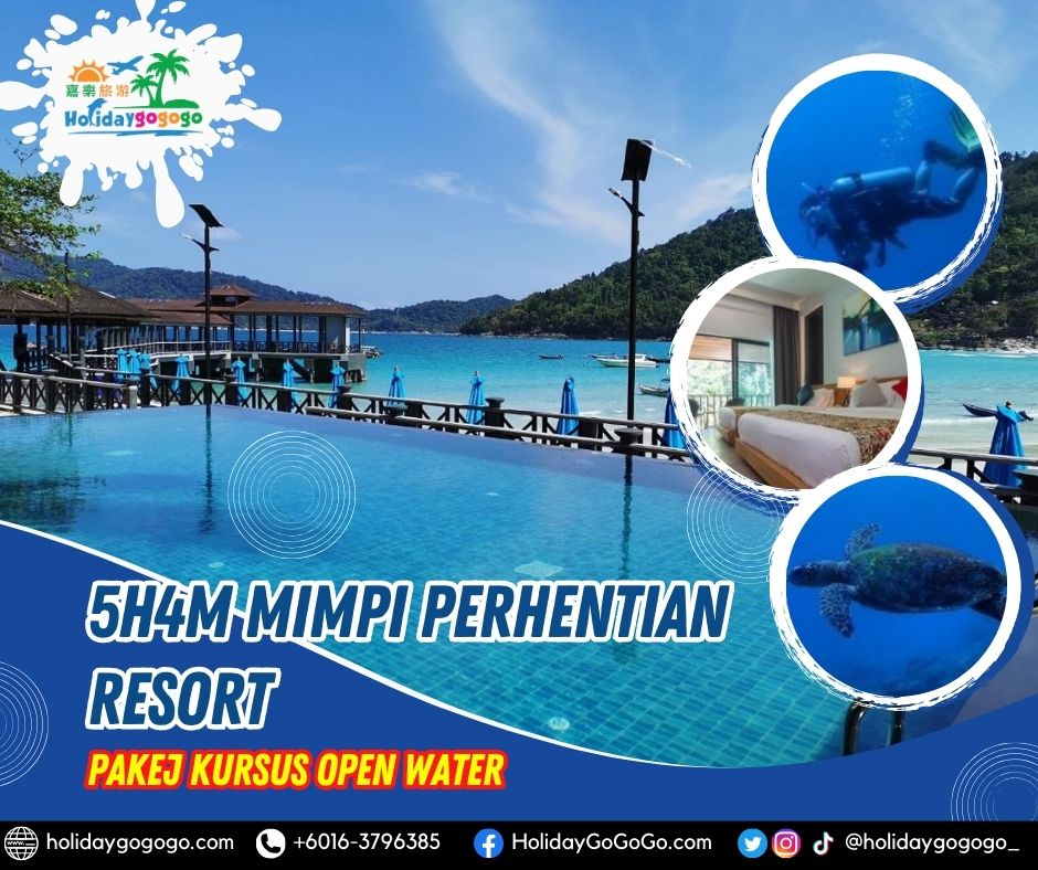 5h4m Mimpi Perhentian Resort Pakej Kursus Open Water