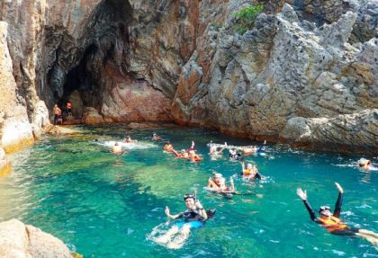 snorkelling at pulau besar