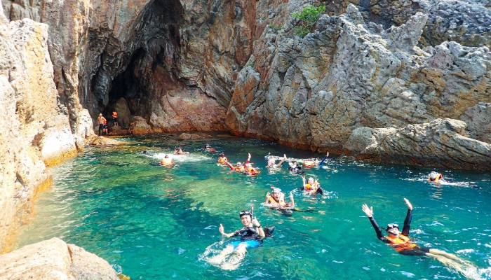 snorkelling at pulau besar