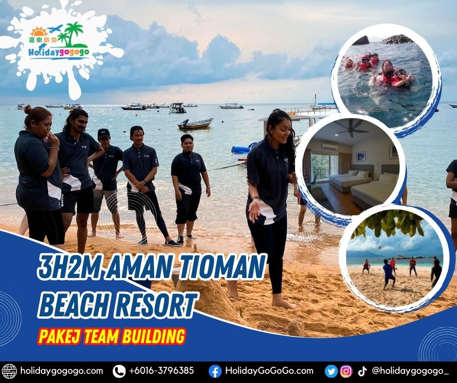 3h2m Aman Tioman Beach Resort Pakej Team Building