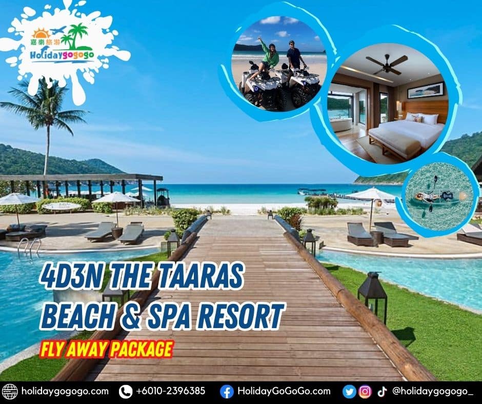 4d3n The Taaras Beach & Spa Resort Fly Away Package