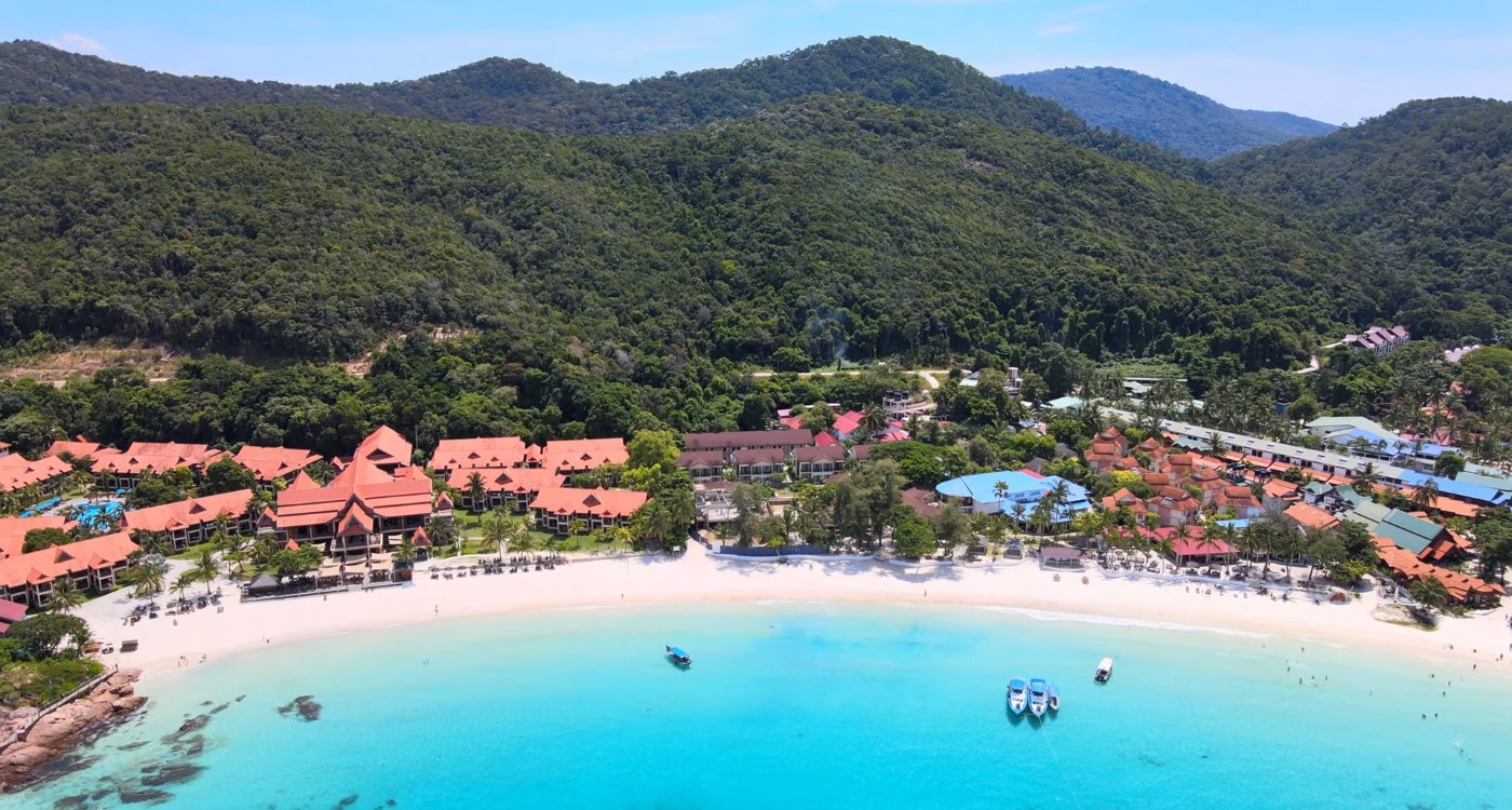 redang beach with all resorts
