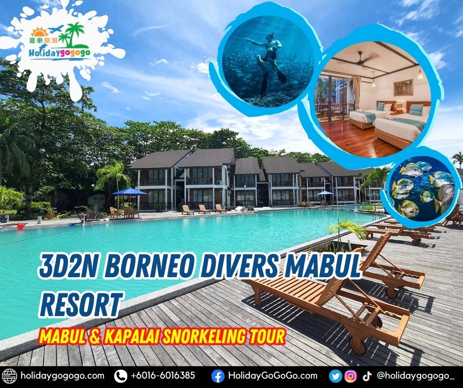 3d2n Borneo Divers Mabul Resort Mabul & Kapalai Snorkeling Tour