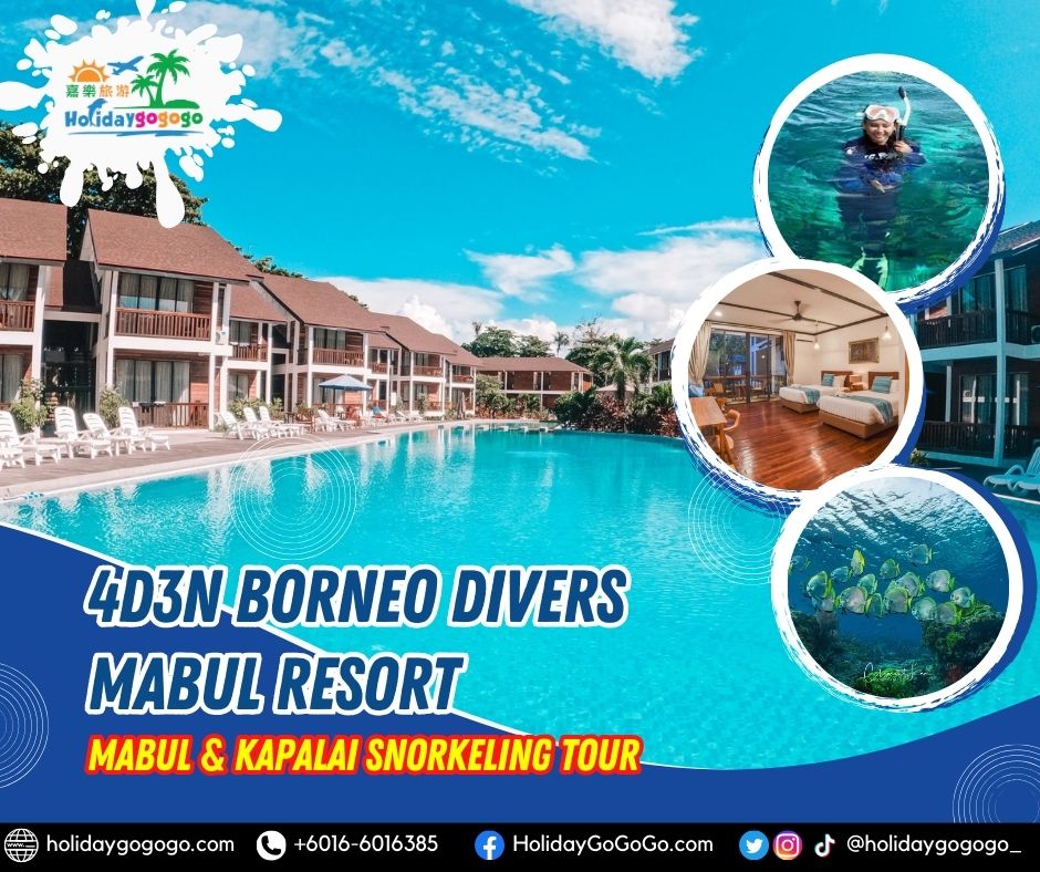 4d3n Borneo Divers Mabul Resort Mabul & Kapalai Snorkeling Tour