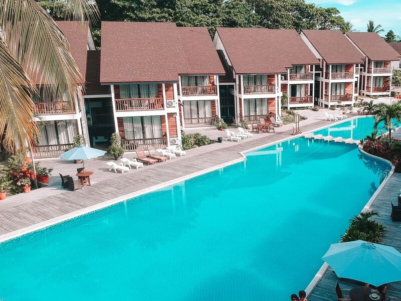 BORNEO DIVERS MABUL RESORT - SWIMMING POOL