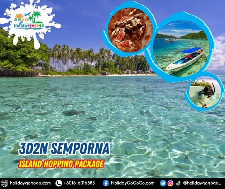 3d2n Semporna Island Hopping Package