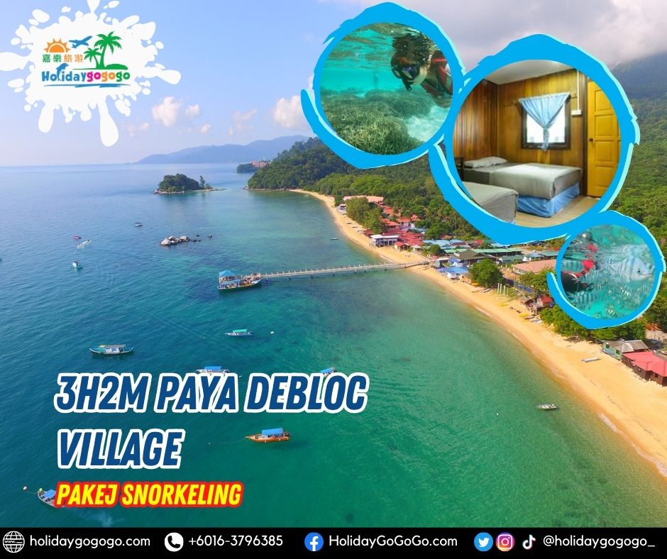3h2m Paya Debloc Village Pakej Snorkeling