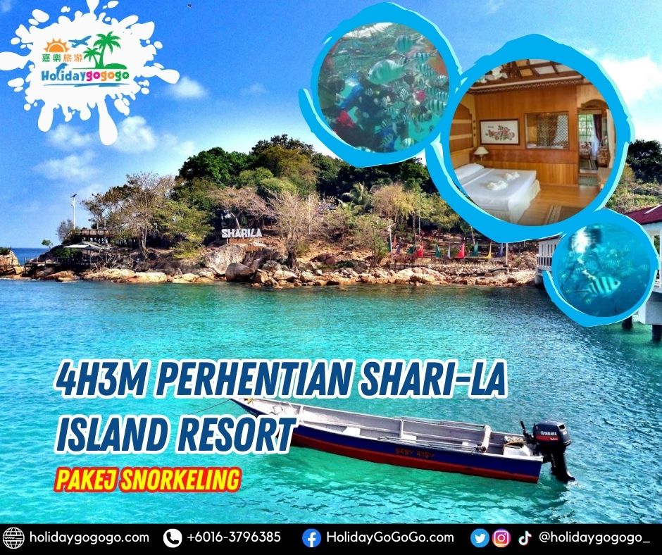 4h3m Perhentian Shari-La Island Resort Pakej Snorkeling