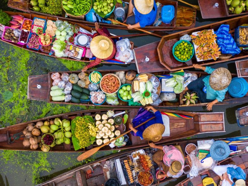 Bangkok Damnoen Saduak Floating Market