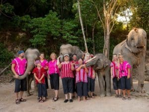 Elephant Family group photo