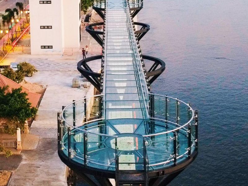 Glass Sky walk with River Kwai view