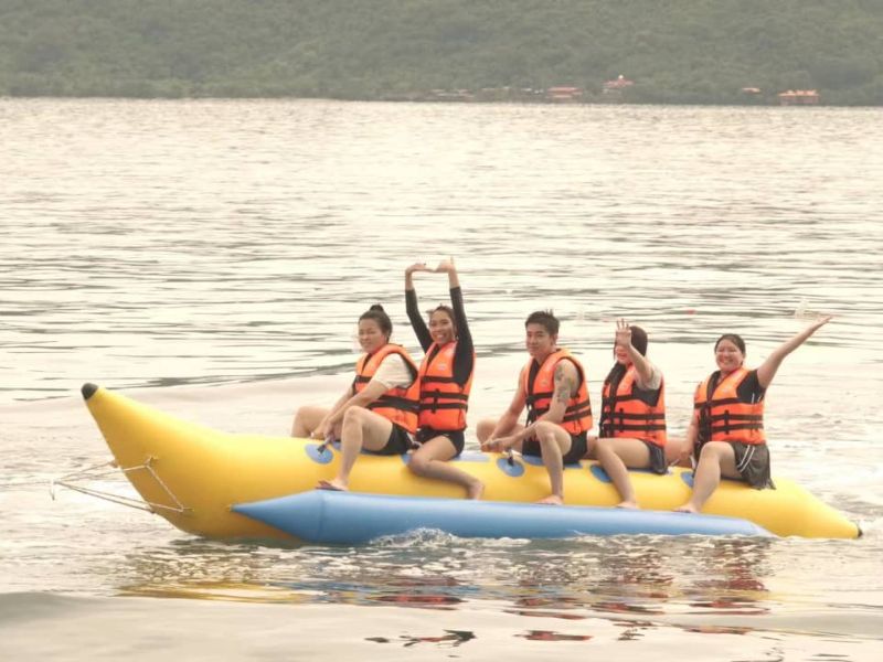 Santiri Island Resort Beach Banana Boat