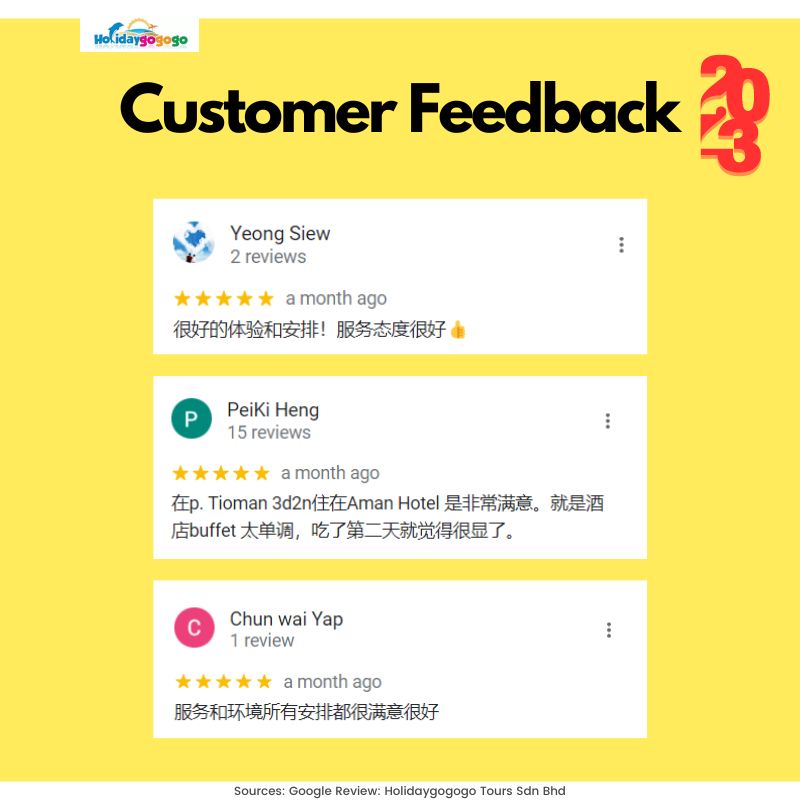 holidaygogogo 旅游社客户评价