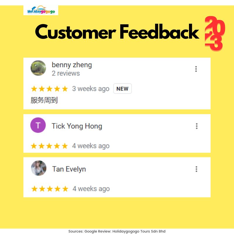 holidaygogogo 旅游社客户评价