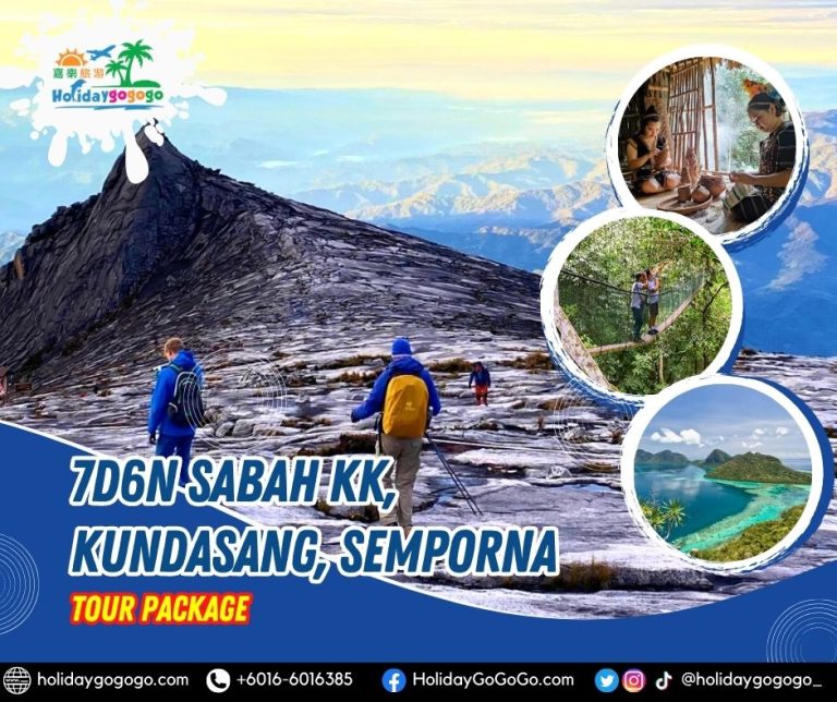 7d6n Sabah KK, Kundasang & Semporna Tour Package