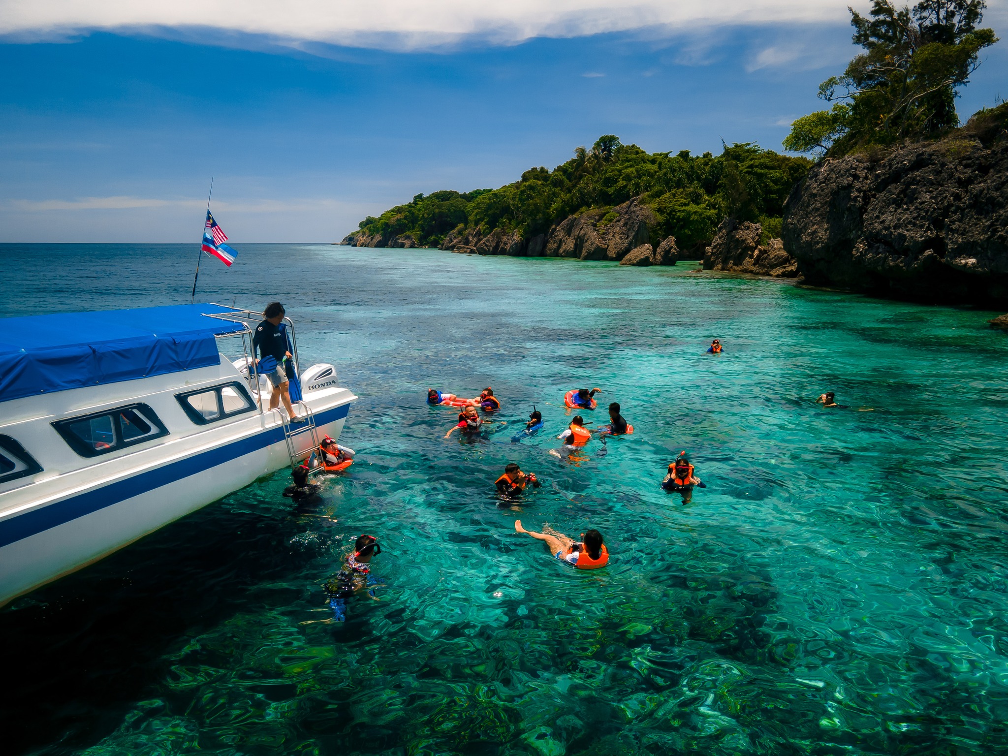 Snorkeling in Mantanani Island