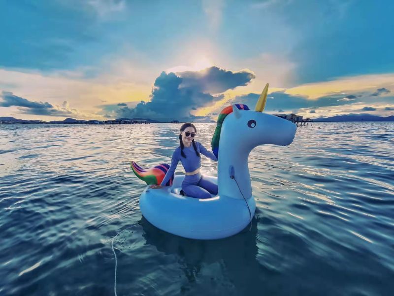 floating unicorn sea star resort semporna