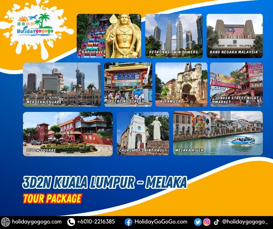 3d2n Kuala Lumpur - Melaka Tour Package