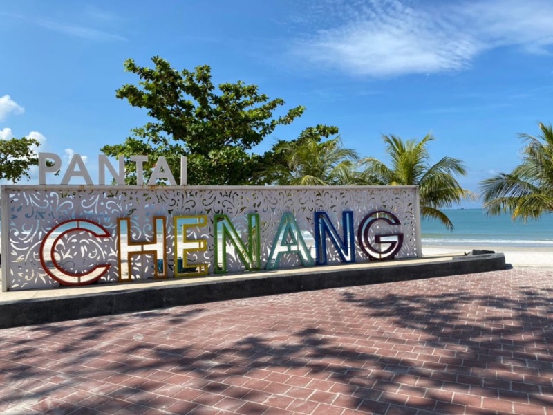 Cenang Beach Signboard
