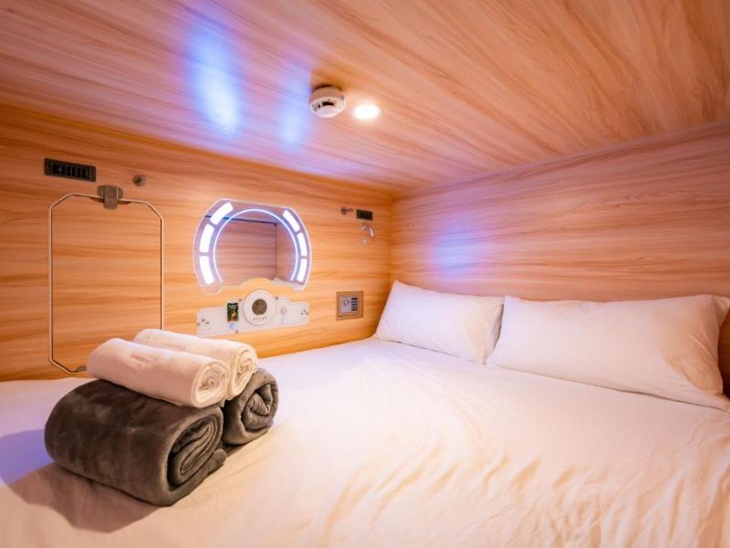 Double Bed in Jpod Capsule Hotel