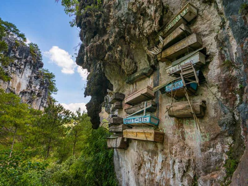 Kadazandusun burial site - “Coffin Cliff”