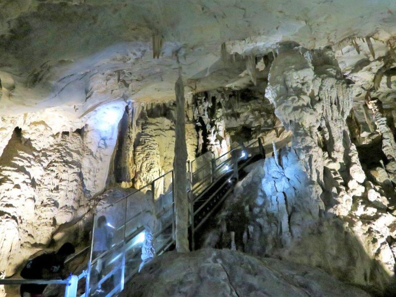 Stalagmite in Mulu Cave
