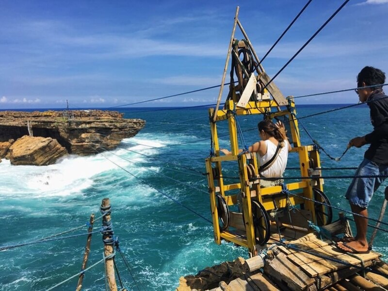 Gondola Ride at Timang Beach