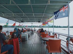 Upper Deck of River Cruise